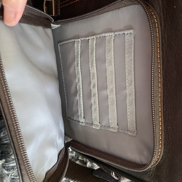 NWT Jack by Jill-e Genuine Leather Camera/Video Travel Bag - Large - Picture 12 of 14